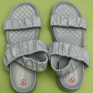 Blonde Light Blue Sandals